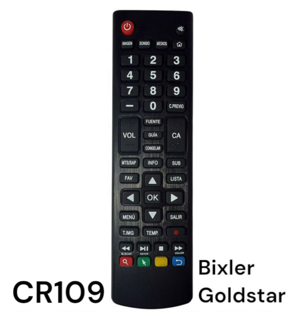 CONTROL REMOTO GOLDSTAR - BIXLER - 675
