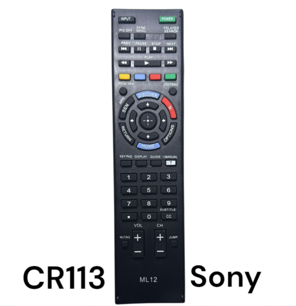 CONTROL REMOTO SONY - ML12/400-653