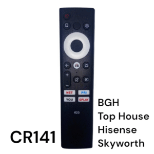 CR141 CONTROL REMOTO BGH - TOPHOUSE - HISENSE -SKYWORTH - 551-623