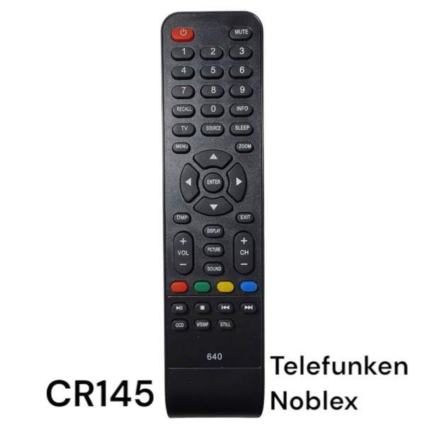 CR145 CONTROL REMOTO TELEFUNKEN - NOBLEX - 640