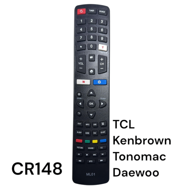 CONTROL REMOTO TCL - KENBROWN - TONOMAC - DAEWOO