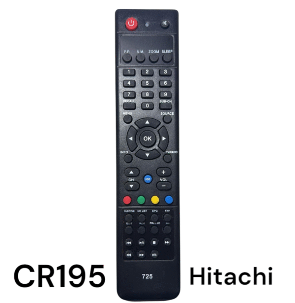 CR195 CONTROL REMOTO HITACHI - 725