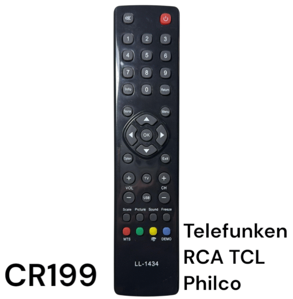 CONTROL REMOTO TELEFUNKEN - RCA - TCL - PHILCO - LL1434
