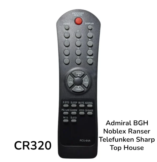 CONTROL REMOTO RCU64A