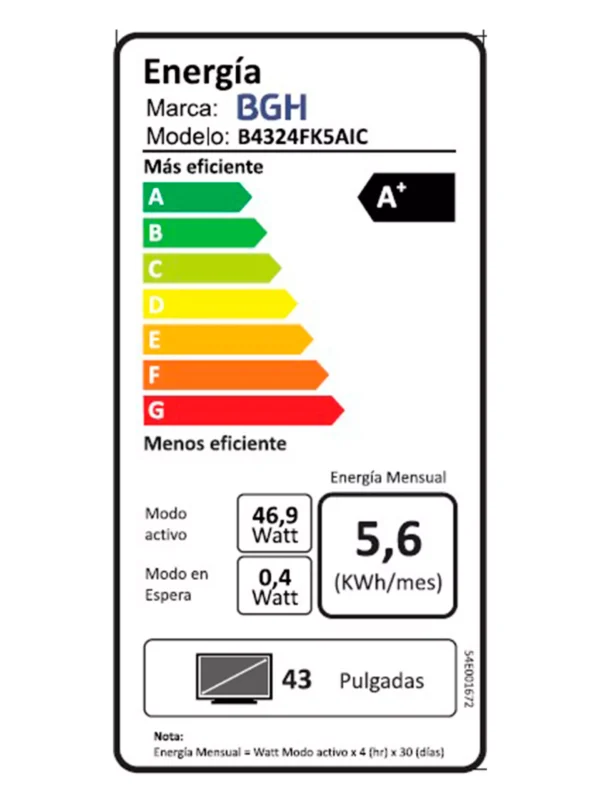 Tv 43 BGH B4324K5AI Android tv