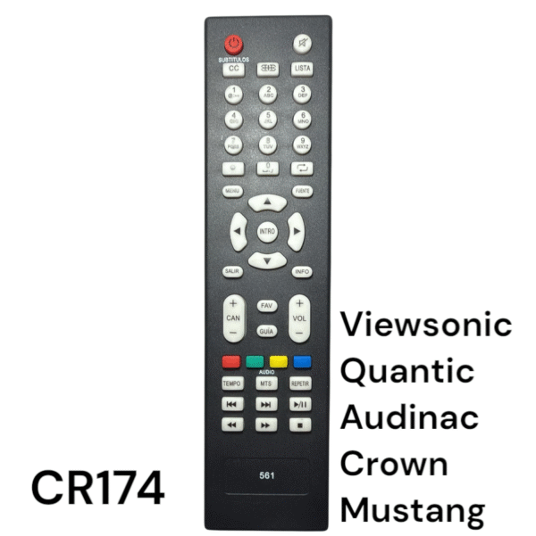 IMG-20250220-WA0006 (109) CONTROL REMOTO VIEWSONIC - QUANTIC - AUDINAC - CROWN MUSTANG