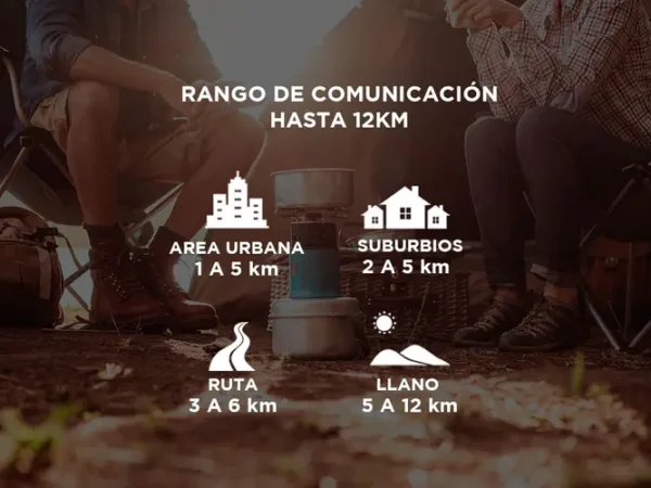HANDY BAOFENG UV-5R KIT BI-BANDA 8W HASTA 12KM + 2 BATERíAS Y MANOS LIBRES WALKIE06