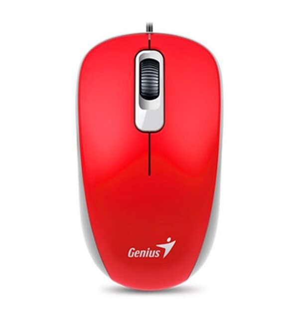MOUSE ÓPTICO DX-110 ROJO GENIUS