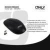 MOUSE INALAMBRICO Q5 NEGRO ONLY