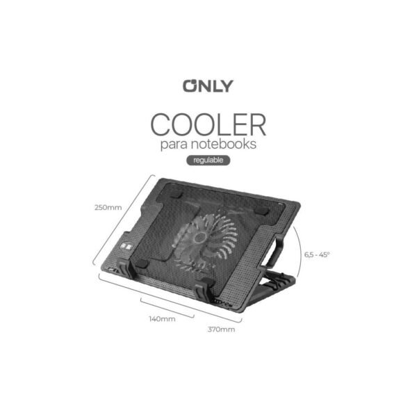 SOPORTE PARA NOTEBOOK CON COOLER ONLY