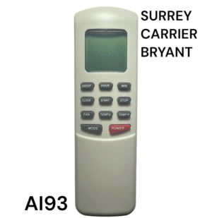 CONTROL REMOTO AIRE ACONDICIONADO SURREY - CARRIER - BRYANT