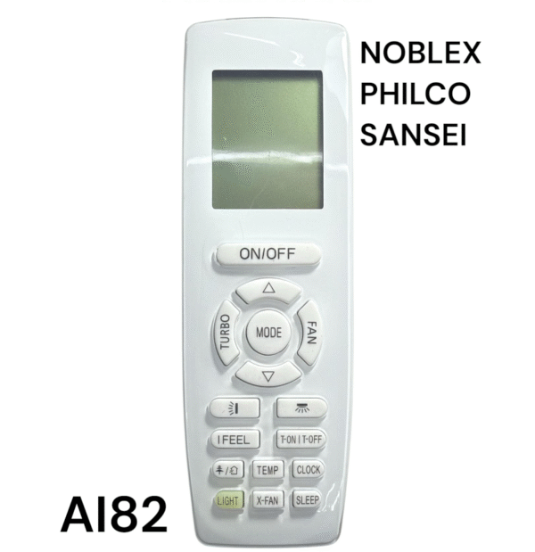 CONTROL REMOTO AIRE ACONDICIONADO NOBLEX - PHILCO - SANSEI