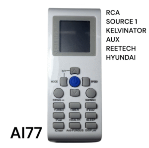 CONTROL REMOTO AIRE ACONDICIONADO RCA - KELVINATOR - AUX - REETECH - HYUNDAI