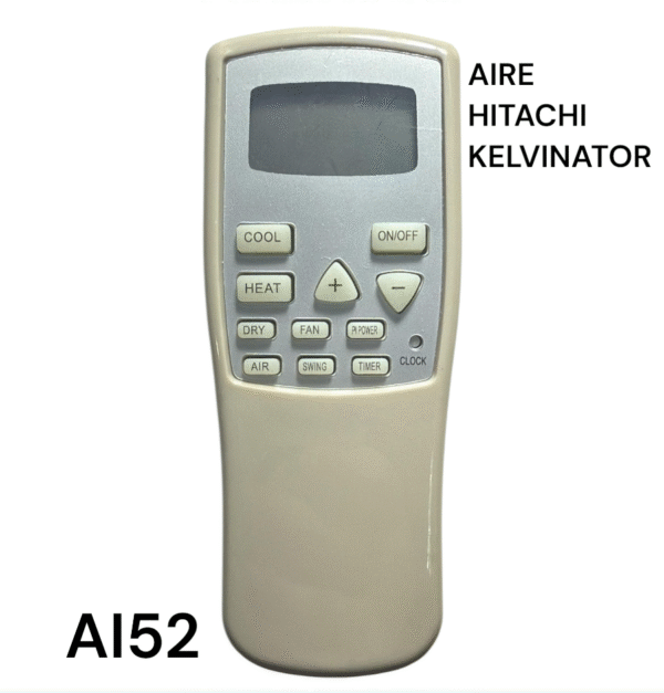 CONTROL REMOTO AIRE ACONDICIONADO HITACHI - KELVINATOR