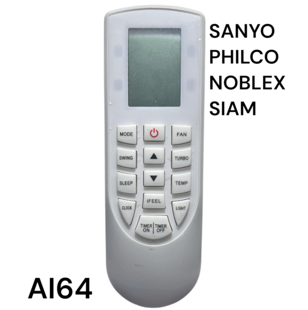 CONTROL REMOTO AIRE ACONDICIONADO SANYO - PHILCO - NOBLEX - SIAM
