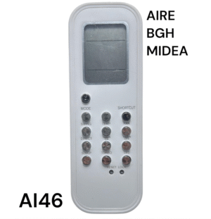 CONTROL REMOTO AIRE ACONDICIONADO MIDEA - BGH