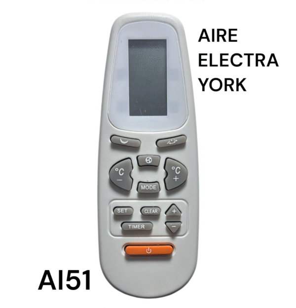 CONTROL REMOTO AIRE ACONDICIONADO YORK - ELECTRA