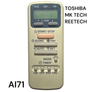 CONTROL REMOTO AIRE ACONDICIONADO TOSHIBA - MK TECH - REETECH