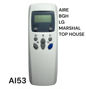 CONTROL REMOTO AIRE ACONDICIONADO LG - BGH - MARSHAL - TOP HOUSE