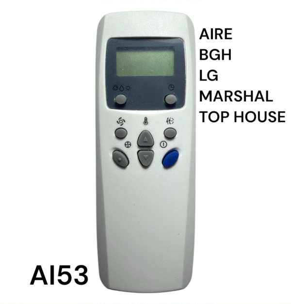 CONTROL REMOTO AIRE ACONDICIONADO LG - BGH - MARSHAL - TOP HOUSE
