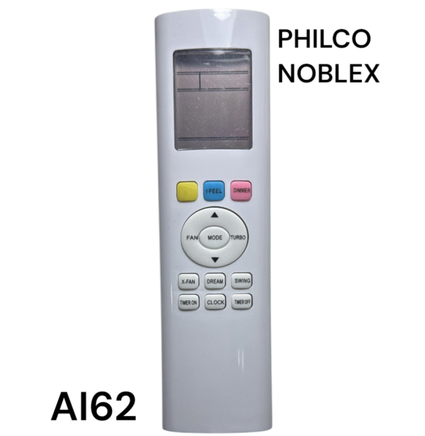 CONTROL REMOTO AIRE ACONDICIONADO PHILCO - NOBLEX