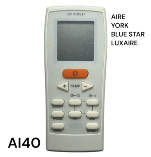 CONTROL REMOTO AIRE ACONDICONADO YORK - BLUE STAR - LUXAIRE