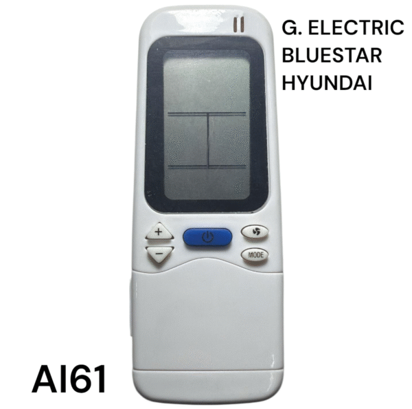 CONTROL REMOTO AIRE ACONDICIONADO HYUNDAI - BLUESTAR - GENERAL ELECTRIC