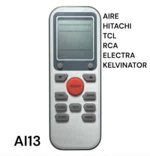 CONTROL REMOTO AIRE ACONDICIONADO HITACHI - TCL - RCA - ELECTRA - KELVINATOR