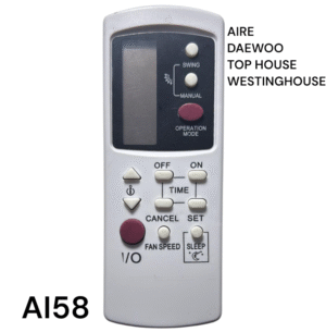IMG-20250220-WA0006 (2) (8) CONTROL REMOTO AIRE ACONDICIONADO DAEWOO - TOP HOUSE - WESTINGHOUSE