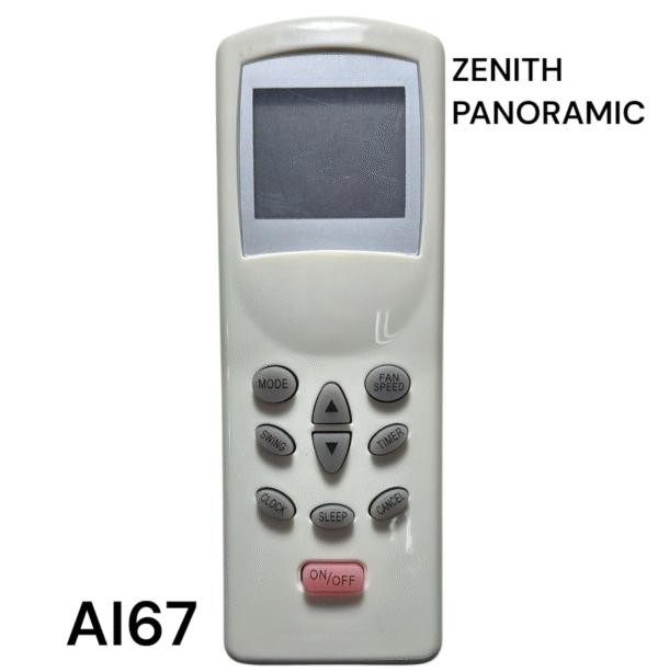 CONTROL REMOTO AIRE ACONDICIONADO ZENITH - PANORAMIC