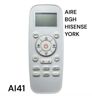 CONTROL REMOTO AIRE ACONDICONADO BGH - HISENSE - YORK