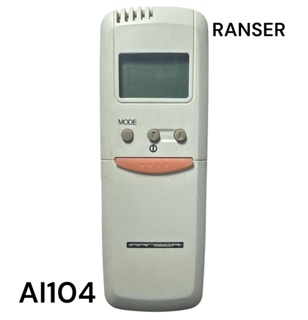 CONTROL REMOTO AIRE ACONDICIONADO RANSER