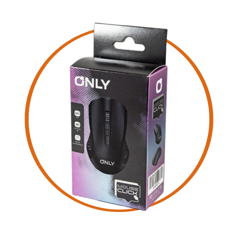 PRODUCTO-ONLY-47 MOUSE WIRELESS ONLY MOD QX-X1 – NEGRO