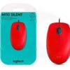 MOUSE SILENT LOGITECH M110 ROJO
