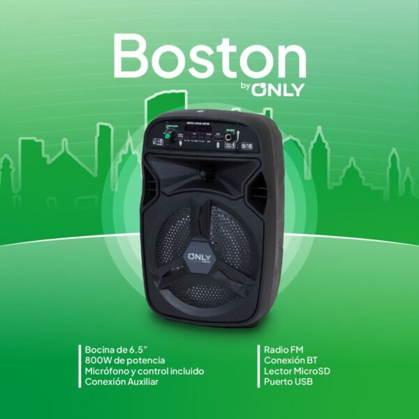 PARLANTE ONLY BOSTON 6,5" 800W
