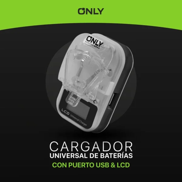 CARGADOR BATERIAS UNIVERSAL UN-LC1 ONLY