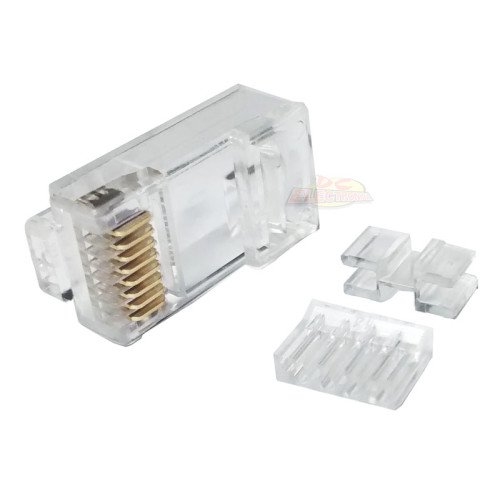 FICHA MACHO RJ-45 8 CONTACTOS  8 POSICIONES B322