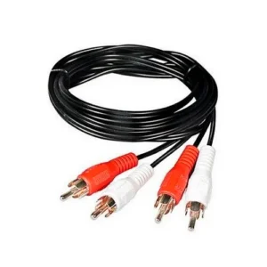 CABLE ARMADO 2 RCA MACHO A 2 RCA MACHO 7 METROS