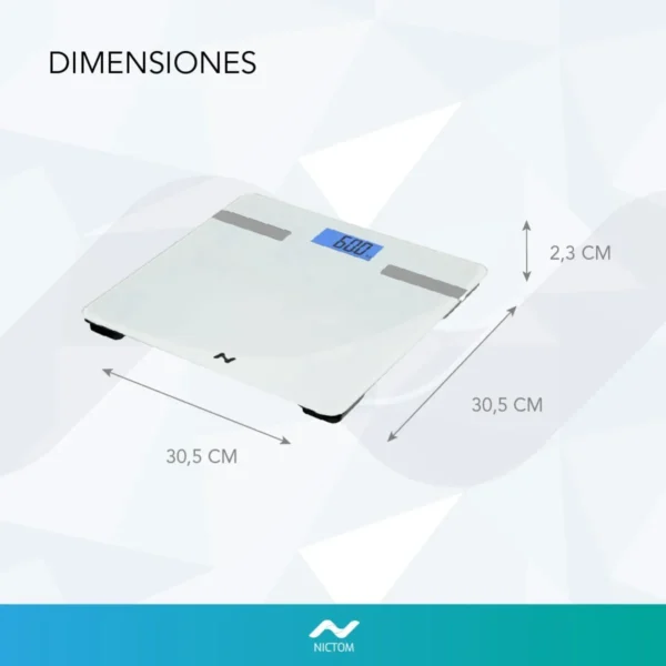 BALANZA PERSONAL NICTOM BP02BLANCO