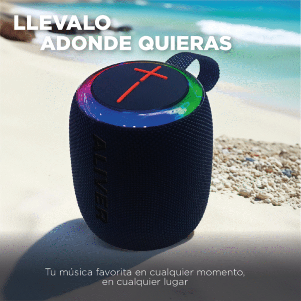 MKT1089GES-6 PARLANTE HERO ALIVER ALS-HERO-HP1 Negro