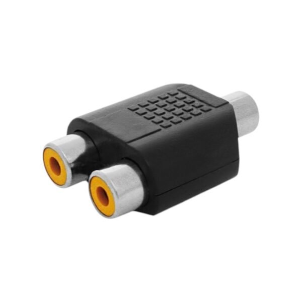 FICHA ADAPTADORA JACK RCA A 2 JACK RCA