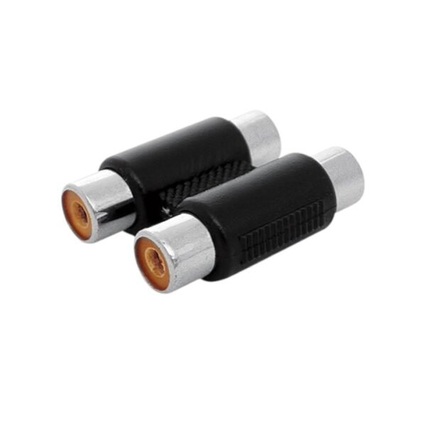 FICHA ADAPTADORA 2 JACK RCA A 2 JACK RCA