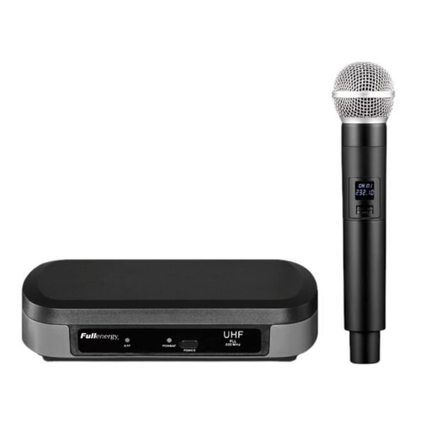 MICROFONO  INALAMBRICO UHF CON BASE (PRO)