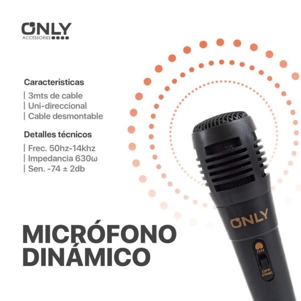 MICROFONO DINAMICO MODFT313-B ONLY