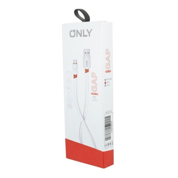 CABLE USB A TC GAP 4.4A MOD 92 ROJO ONLY