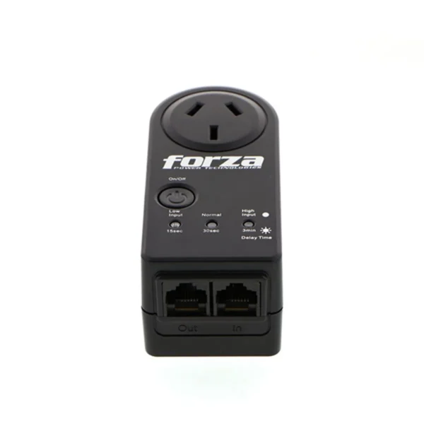 PROTECTOR DE VOLTAJE FORZA FVP-1202N-A ZION NEGRO