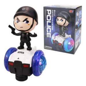 POLICIA GIRATORIO CON LUCES