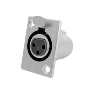 image (51) (14) CONECTOR CANON 3P (XLR) HEMBRA PARA CHASIS METALICO (LINEA PRO)