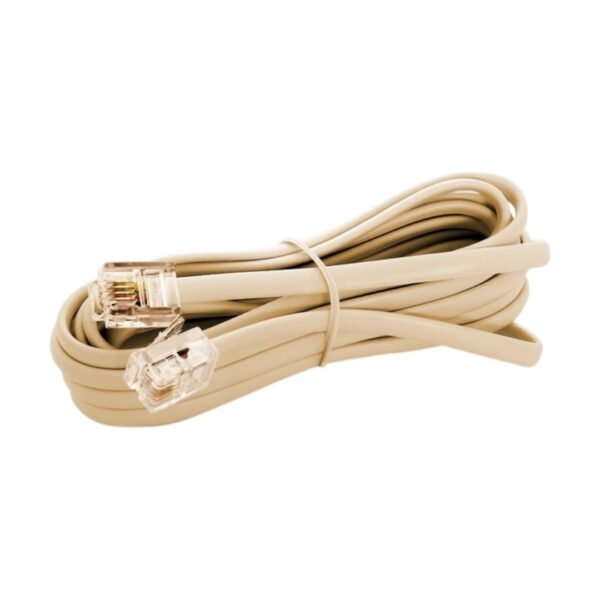 CABLE PROLONGACION TELEFONICO 2.3MT BEIGE