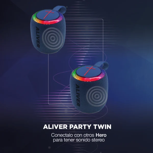 PARLANTE HERO ALIVER ALS-HERO-HP1 Azul